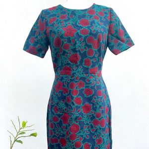 J crew floral dress